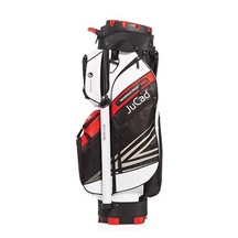 JuCad Quiet Line Cartbag, schwarz/weiss/rot