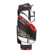 JuCad Quiet Line Cartbag, schwarz/weiss/rot