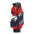 JuCad Quiet Line Cartbag - dunkelblau/rot/weiss