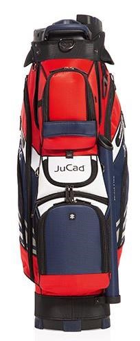 JuCad Quiet Line Cartbag - dunkelblau/rot/weiss