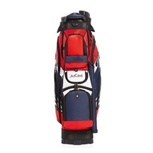 JuCad Quiet Line Cartbag - dunkelblau/rot/weiss