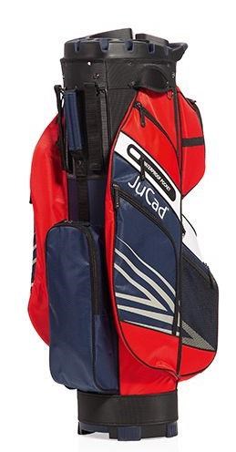 JuCad Quiet Line Cartbag - dunkelblau/rot/weiss