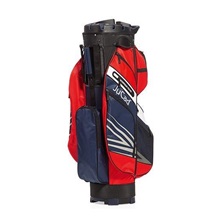 JuCad Quiet Line Cartbag - dunkelblau/rot/weiss