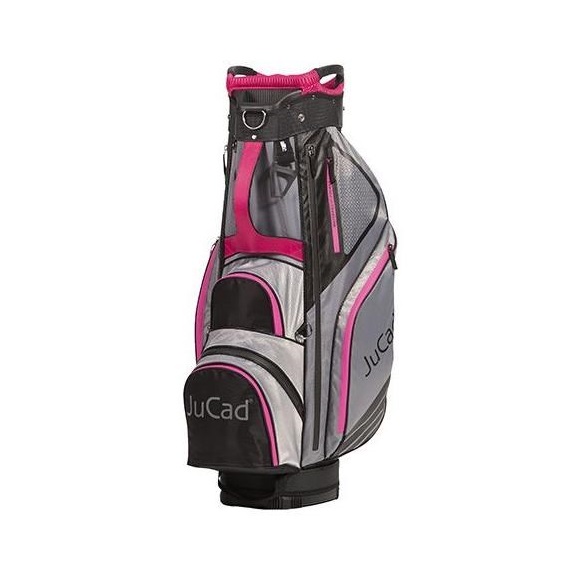 JuCad Sportine Cartbag, schwarz/grau/rosa