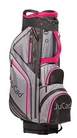 JuCad Sportine Cartbag, schwarz/grau/rosa