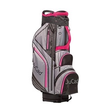 JuCad Sportine Cartbag, schwarz/grau/rosa