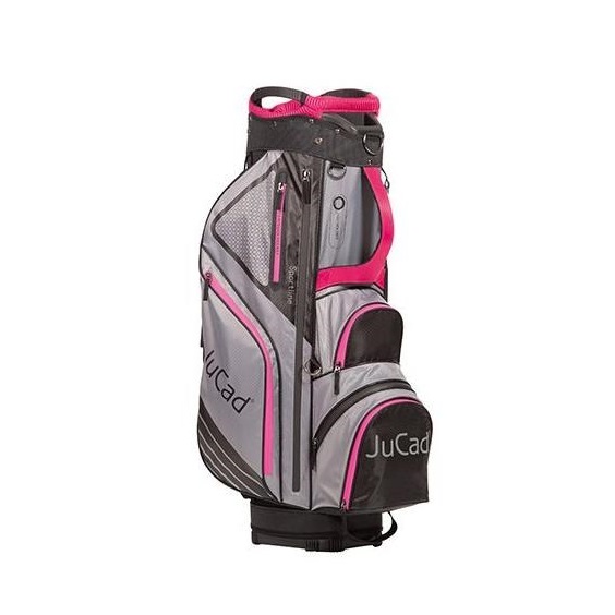 JuCad Sportine Cartbag, schwarz/grau/rosa