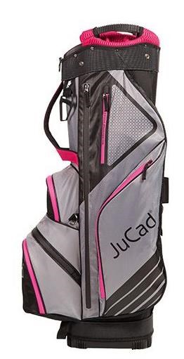 JuCad Sportine Cartbag, schwarz/grau/rosa