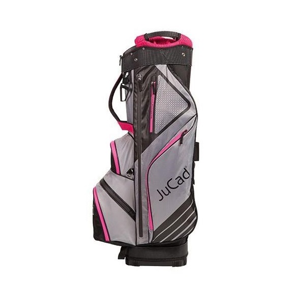 JuCad Sportine Cartbag, schwarz/grau/rosa