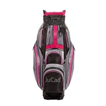 JuCad Sportine Cartbag, schwarz/grau/rosa