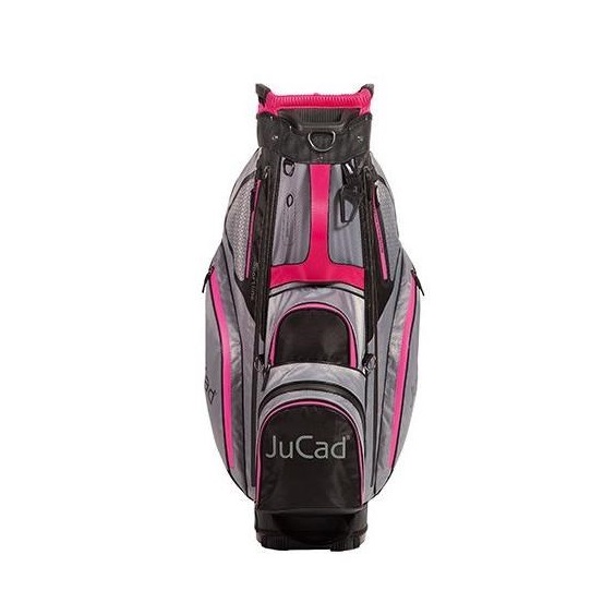 JuCad Sportine Cartbag, schwarz/grau/rosa