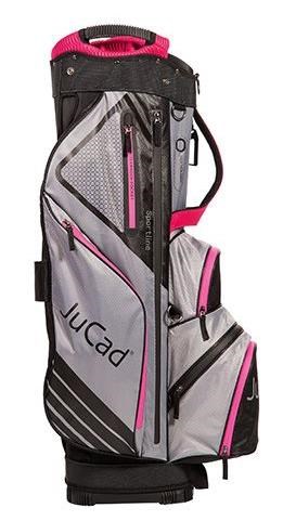 JuCad Sportine Cartbag, schwarz/grau/rosa
