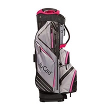 JuCad Sportine Cartbag, schwarz/grau/rosa