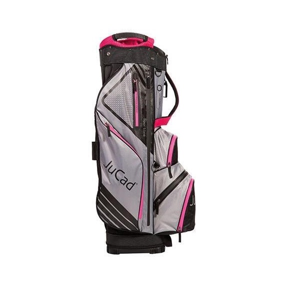 JuCad Sportine Cartbag, schwarz/grau/rosa