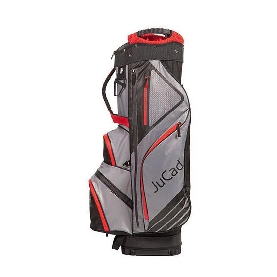 JuCad Sportine Cartbag, schwarz/grau/rot