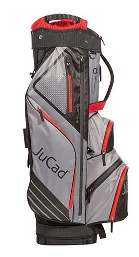 JuCad Sportine Cartbag, schwarz/grau/rot