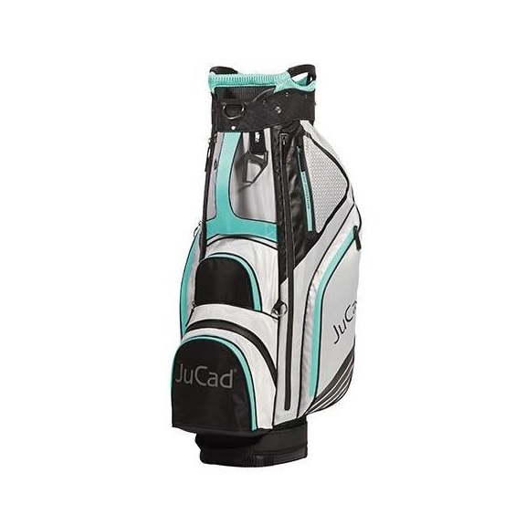 JuCad Sportine Cartbag, schwarz/grau/turquoise