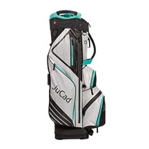 JuCad Sportine Cartbag, schwarz/grau/turquoise