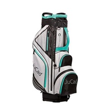 JuCad Sportine Cartbag, schwarz/grau/turquoise