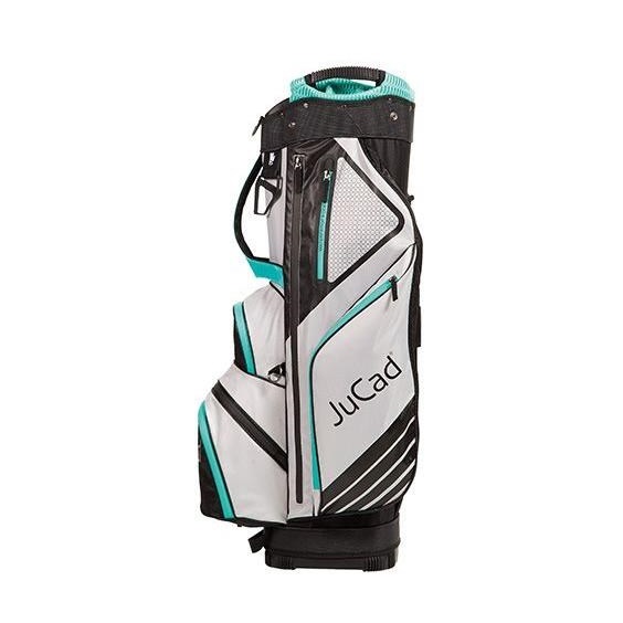 JuCad Sportine Cartbag, schwarz/grau/turquoise