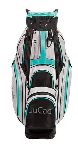 JuCad Sportine Cartbag, schwarz/grau/turquoise