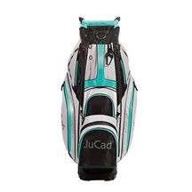 JuCad Sportine Cartbag, schwarz/grau/turquoise