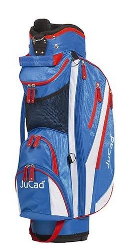 JuCad Functional Junior Cartbag, blau/weiss/rot