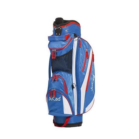 JuCad Functional Junior Cartbag, blau/weiss/rot