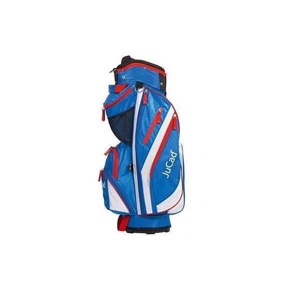 JuCad Functional Junior Cartbag, blau/weiss/rot