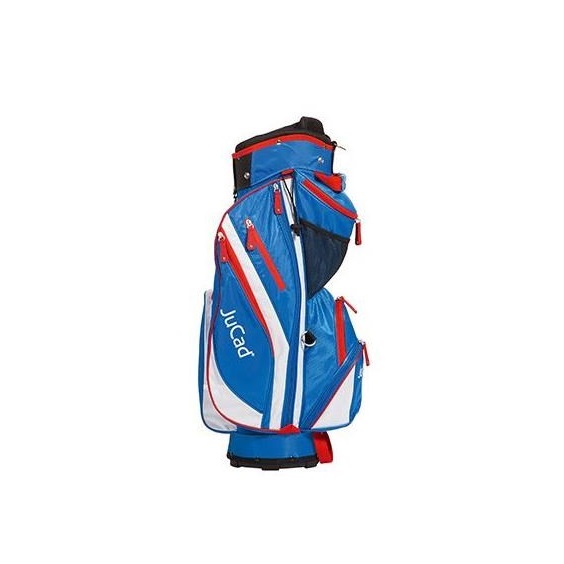 JuCad Functional Junior Cartbag, blau/weiss/rot