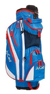 JuCad Functional Junior Cartbag, blau/weiss/rot