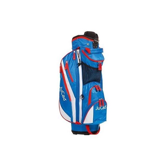 JuCad Functional Junior Cartbag, blau/weiss/rot
