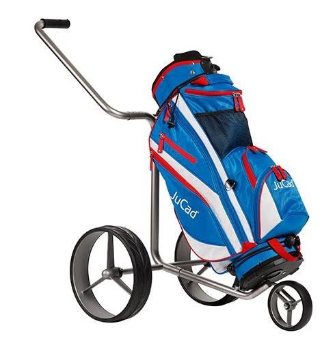 JuCad Functional Junior Cartbag, blau/weiss/rot