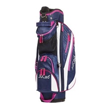JuCad Junior Cartbag, blau/weiss/rosa