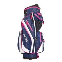 JuCad Junior Cartbag, blau/weiss/rosa