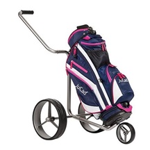 JuCad Junior Cartbag, blau/weiss/rosa