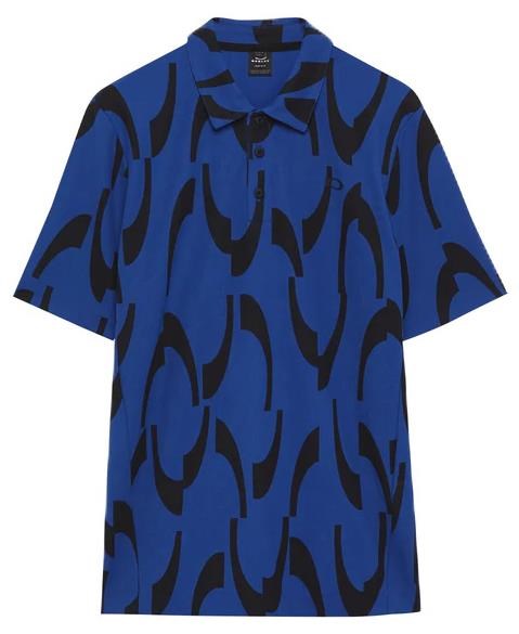 Oakley Tile O Herren Poloshirt, electric blau