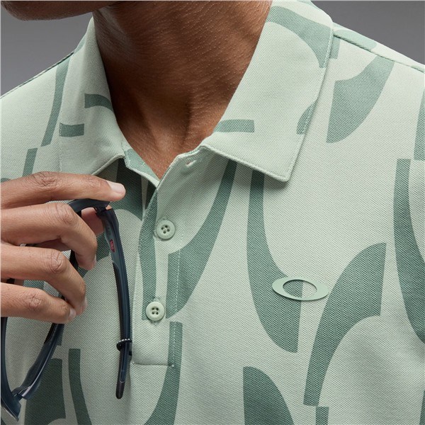 Oakley Tile O Herren Poloshirt, faded green