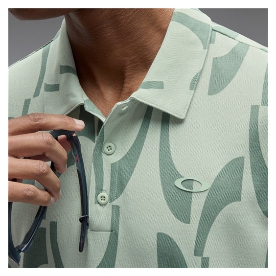 Oakley Tile O Herren Poloshirt, faded green