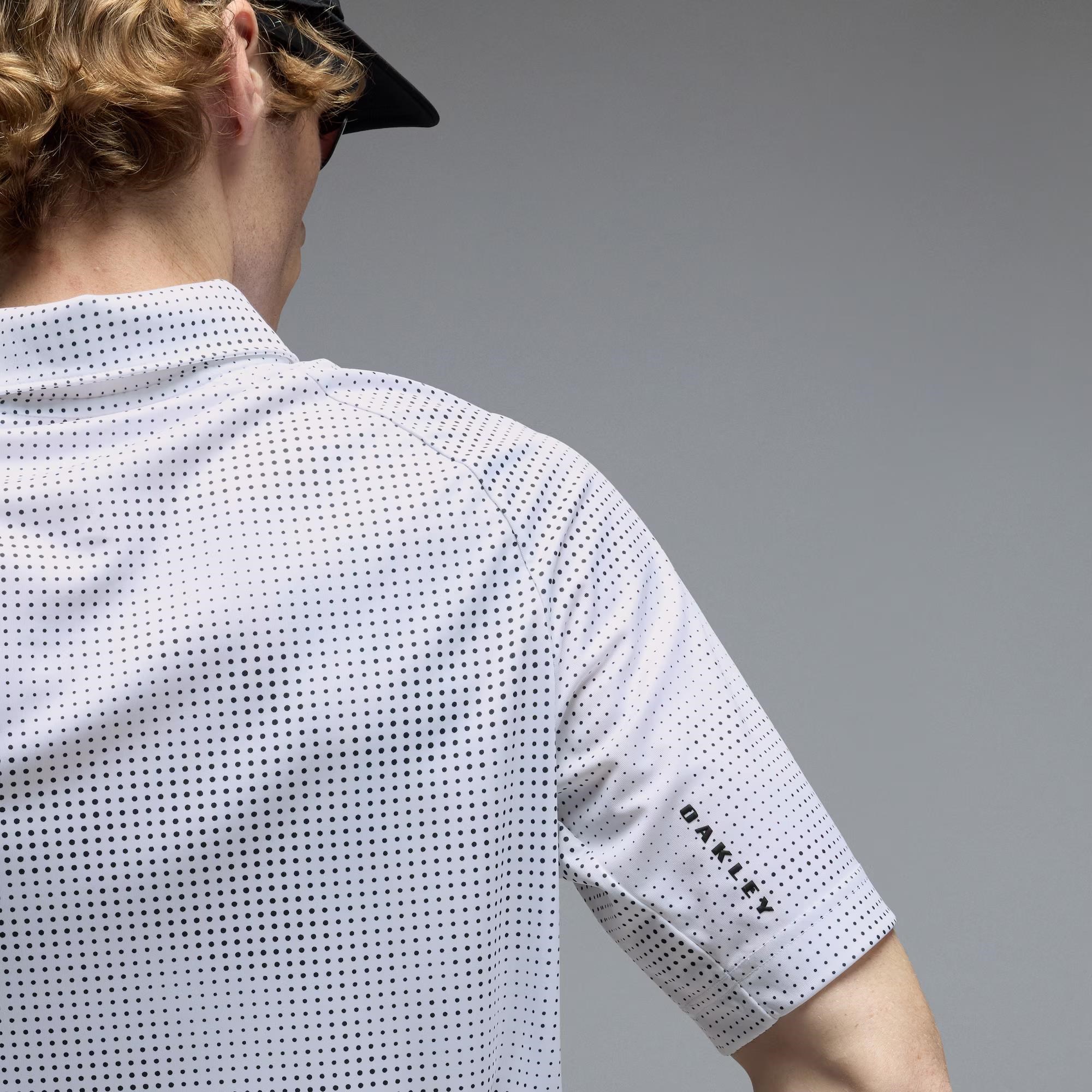 Oakley C1 Overcast Herren Poloshirt, weiss