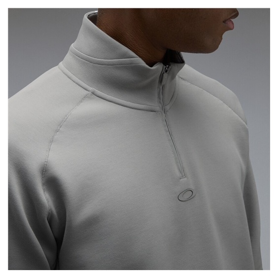 Oakley Platform Quater zip Herren Sweatshirt, cement