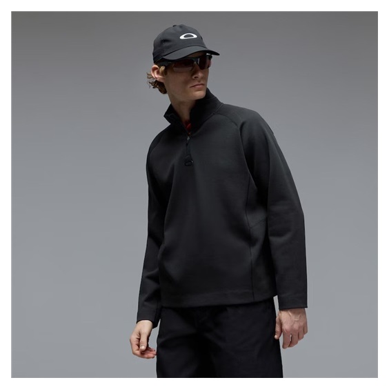 Oakley Platform Quater zip Herren Sweatshirt, schwarz