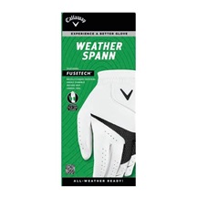 Callaway Weather Spann Damen Golfhandschuh, weiss