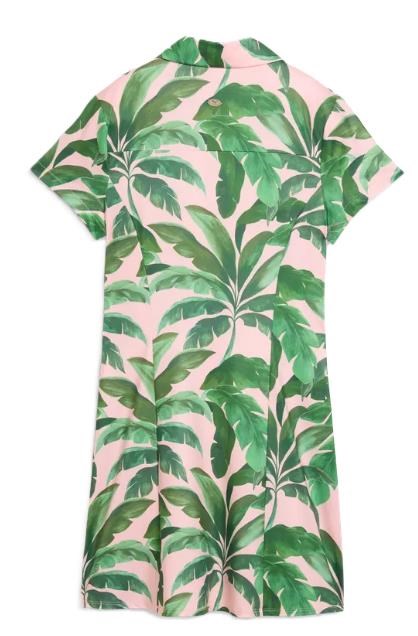 Puma X Mumu Palm Damen Golfkleid, rose blossom/opal green
