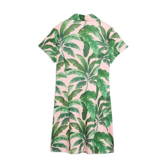 Puma X Mumu Palm Damen Golfkleid, rose blossom/opal green
