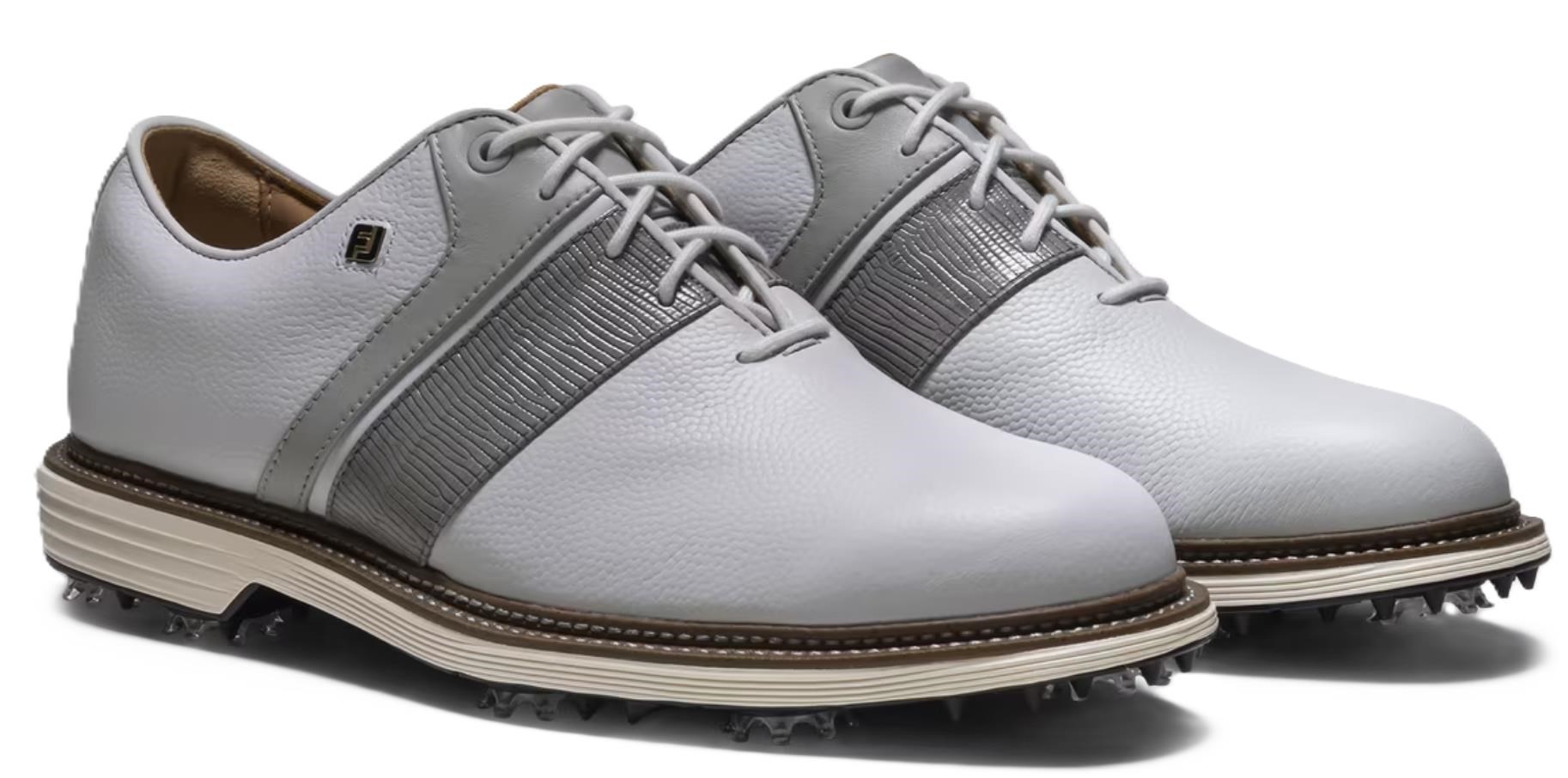 FootJoy Premiere Series Packard Herren Golfschuhe, weiss/grau