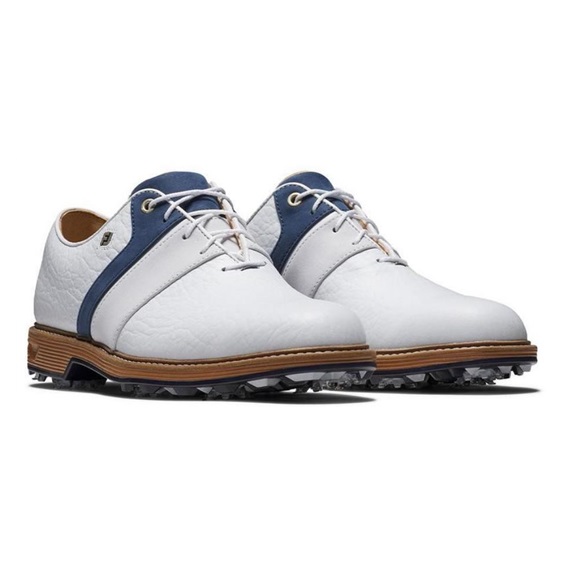 FootJoy Premiere Series Packard Herren Golfschuhe, weiss/blau