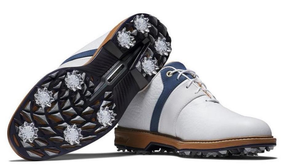 FootJoy Premiere Series Packard Herren Golfschuhe, weiss/blau