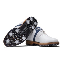 FootJoy Premiere Series Packard Herren Golfschuhe, weiss/blau