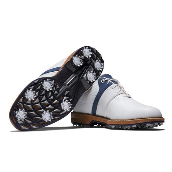 FootJoy Premiere Series Packard Herren Golfschuhe, weiss/blau